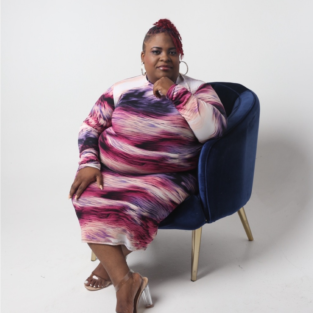 Plus size maxi dress